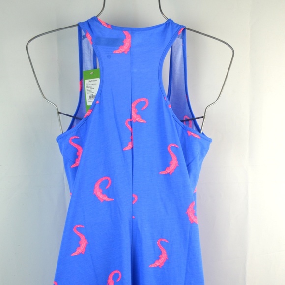 Lilly Pulitzer Melle Dress LAPIS BLUE CROC DRESS - Picture 7 of 8